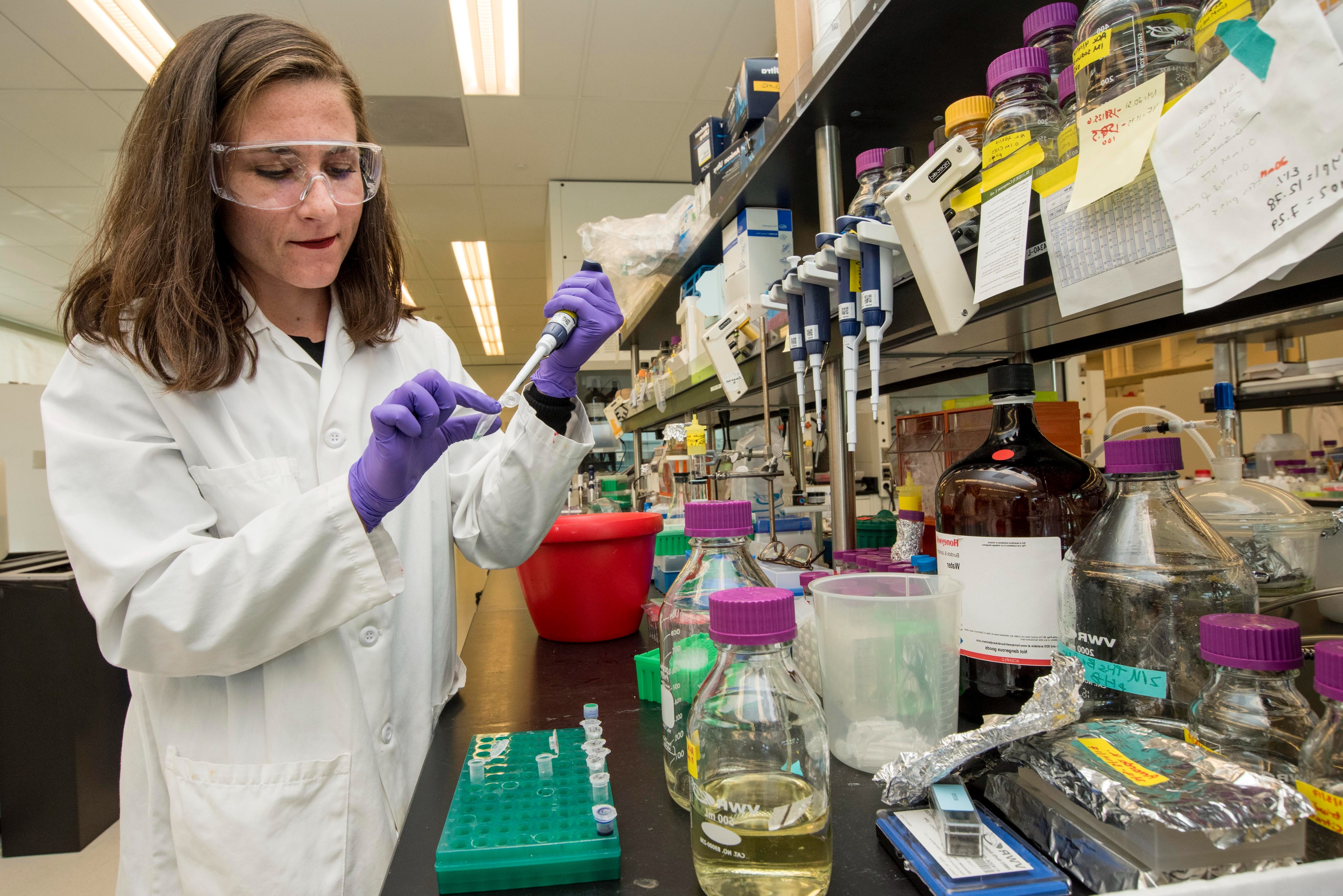 researcher in lab